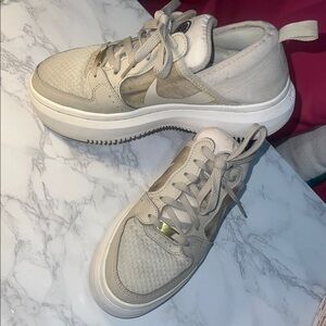 Women's Cream Sneakers